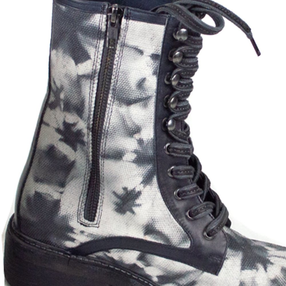 Vintage Foundry Monaris Abstract Tie-Dye Lace Up Boots - Picture 11 of 14